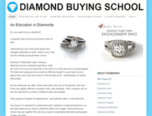 Tablet Screenshot of diamondbuyingschool.com